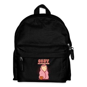 Igel Tag Hedgehog Day Cozy Till Further Notice - Kids' Backpack - black - Front