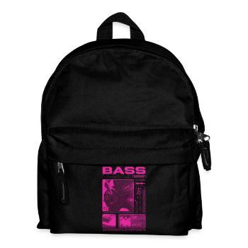 Bassiste amateur de basse Streetwear - Sac à dos Enfant - noir - Devant