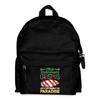 Mele Kalikimaka Hawaiian Christmas - Kids' Backpack - black - Front