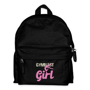 Gymnast Girl Rétro Pink - Sac à dos Enfant - noir - Devant
