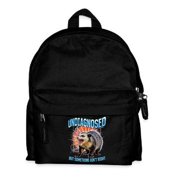 Funny Opossum - Kinder Rucksack - Schwarz - Vorne