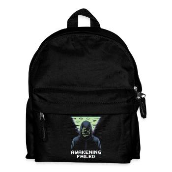 Awakening Failed – Retro Cyber Glitch - Kids' Backpack - black - Front