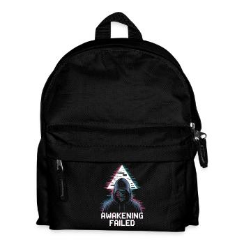 Awakening Failed – Neon Glitch Figure - Kids' Backpack - black - Front