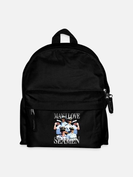 Man I Love Seamen Unwearable Bootleg - Kinder Rucksack - Schwarz