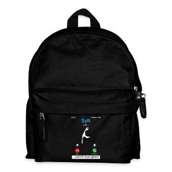 SYLT IS CALLING AND I HAVE TO GO Sylt Funny - Kids' Backpack - black - Front