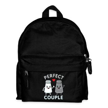 Couple parfait : Duo d’amour poivre et sel - Sac à dos Enfant - noir - Devant