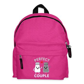 Couple parfait : Duo d’amour poivre et sel - Sac à dos Enfant - fuchsia - Devant