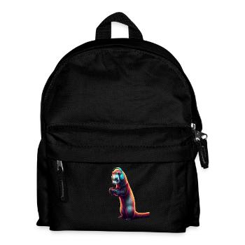 Frettchen Spiele Tier Videospiele Lustiges - Kinder Rucksack - Schwarz - Vorne