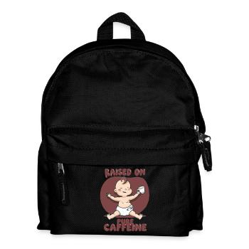 Energy Drink Raised On Pure Caffeine - Kids' Backpack - black - Front