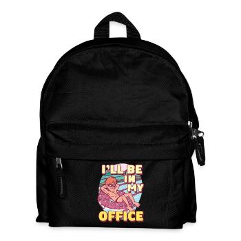 Swimming instructor - Kids' Backpack - black - Front