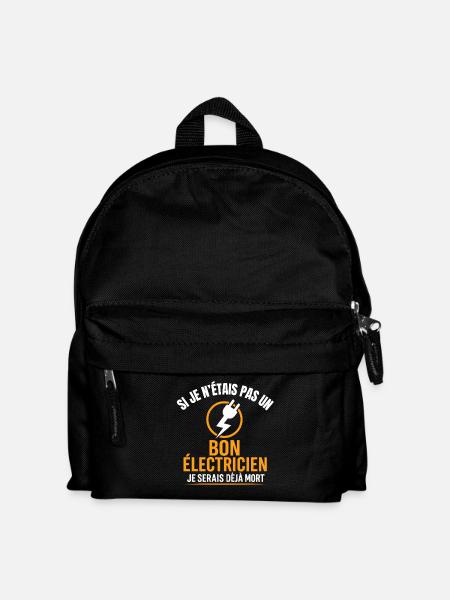 Good electrician otherwise already dead humor - Kids' Backpack - black