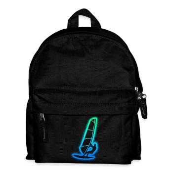 Windsurfing Windsurfer Kids Men Windsurf - Kids' Backpack - black - Front