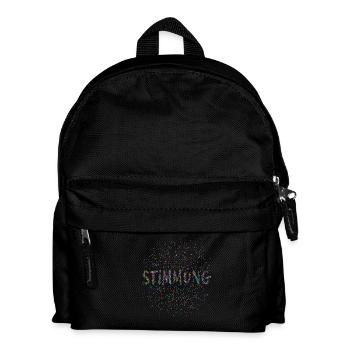 Shrovetide - Carnival - Atmosphere - Confetti - Kids' Backpack - black - Front