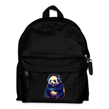 Parrot Gaming Animal Video Games Funny Parrot - Kids' Backpack - black - Front