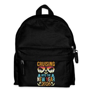 Cruising Into 2026 New Years Eve Party Favors - Kids' Backpack - black - Front
