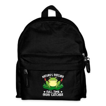 Frog Catcher Nature´s Patcher Full-Time Catcher - Kinder Rucksack - Schwarz - Vorne