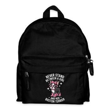 Don amusant pour les Terriers du Boston Terrier - Sac à dos Enfant - noir - Devant