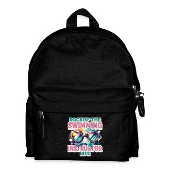 Schwimmlehrer Rockin' The Swimming Instructor Life - Kids' Backpack - black - Front