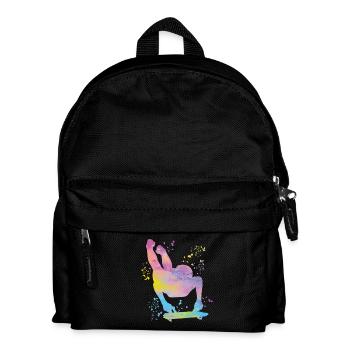 Skeleton Bobsleigh Winter Sports Sled - Kids' Backpack - black - Front