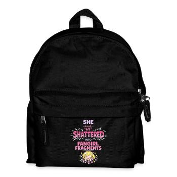 Anime Fangirl Screams Anime Reaction - Kids' Backpack - black - Front