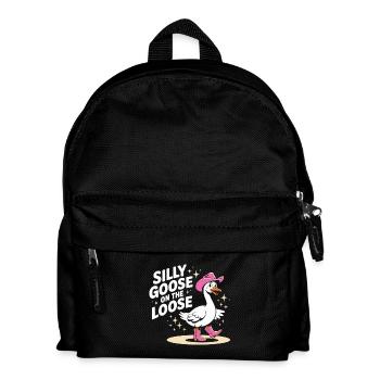Silly Goose On The Loose - Kids' Backpack - black - Front