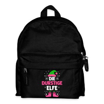 Noël L’Elfe assoiffé - Sac à dos Enfant - noir - Devant