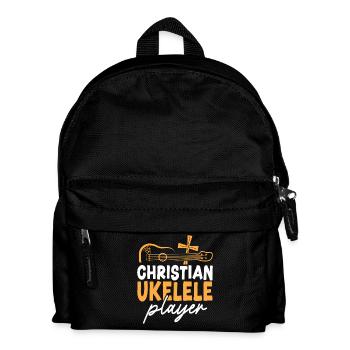 Hawaiian Ukulele Uke Christian - Kinder Rucksack - Schwarz - Vorne