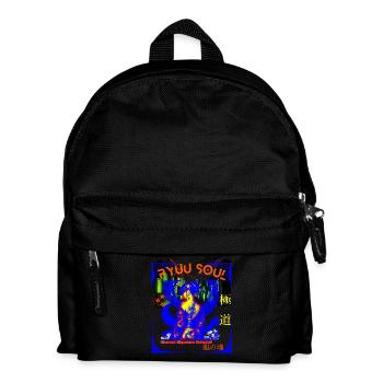 Neon Thermal Geisha Dragon Soul Streetwear - Kids' Backpack - black - Front
