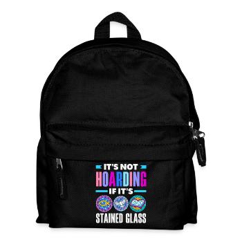 Stained Glass Art Stained Glass Artist - Kids' Backpack - black - Front