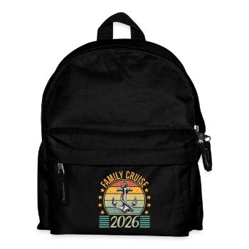 Family Cruise 2026 Summer Vacation - Kids' Backpack - black - Front