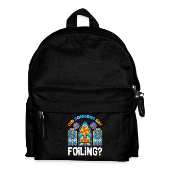 Stained Glass Art Stained Glass Artist - Kids' Backpack - black - Front