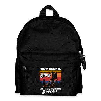 Metal Detector Relics Search - Kids' Backpack - black - Front
