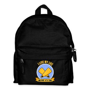 Diving Diver Snorkeling Recreational Diver - Kids' Backpack - black - Front