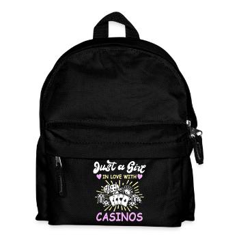 Casino Player Gambling - Kids' Backpack - black - Front
