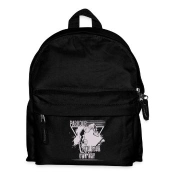 Parkour Find Your Own Way - Kids' Backpack - black - Front