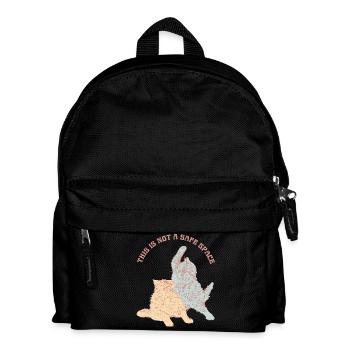 DAS IST KEIN SICHERER ORT - Kinder Rucksack - Schwarz - Vorne