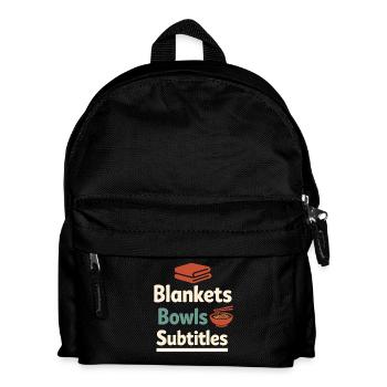 Anime introvert Weeb couch potato - Kids' Backpack - black - Front