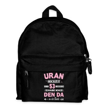 53 ans de relation Anniversaire de mariage - Sac à dos Enfant - noir - Devant
