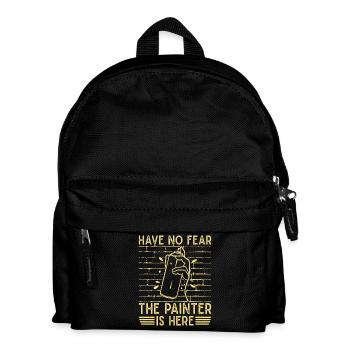 Artist Painter Graphic No Fear Painter Is Here Art - Kinder Rucksack - Schwarz - Vorne