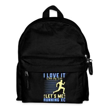 Cadeau de course XC drôle XC Runner Edition - Sac à dos Enfant - noir - Devant