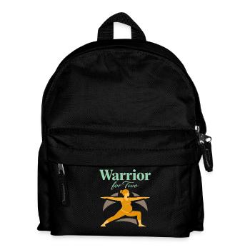 Vorgeburtliches Yoga Werdende Mutter - Kinder Rucksack - Schwarz - Vorne