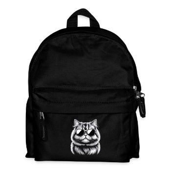 Perserkatze - Kinder Rucksack - Schwarz - Vorne