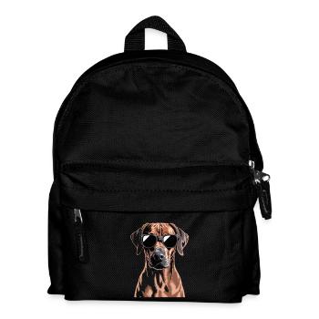 Rhodesian Ridgeback - Kinder Rucksack - Schwarz - Vorne