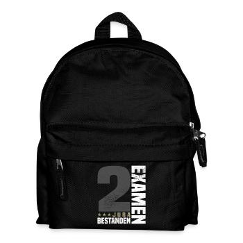 Glückwunsch 2. Examen Jura - Kinder Rucksack - Schwarz - Vorne