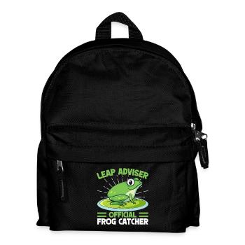 Frog Catcher Leap Adviser Frog - Kids' Backpack - black - Front