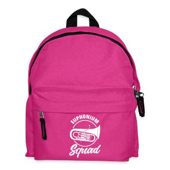 Vintage Euphonium Spieler - Kinder Rucksack - Fuchsia - Vorne