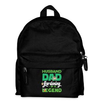 Husband, father, horticultural legend, plant lover - Kids' Backpack - black - Front