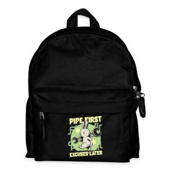 Tuyau constructeur de tuyaux poseurs de tuyaux en premier - Sac à dos Enfant - noir - Devant
