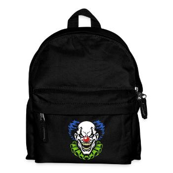 Clown démoniaque avec un costume souriant - Sac à dos Enfant - noir - Devant