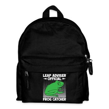 Frog Catcher Leap Adviser Official Frog - Kids' Backpack - black - Front